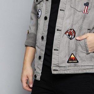 Men's Vintage Blue Jean Jacket <b>Denim</b> <b>Coat</b> Casual Button Front Eco-Friendly Breathable Stylish Design Modern Everyday Fashion - Product Image 4