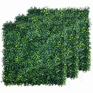 Paneles de Boj de 20x20 Pulgadas, Decoración de Pared de Césped, 20 Piezas, Protección Solar, Fondo de Pared de Plantas Verdes, Pantalla Artificial de Privacidad - Product Image 1