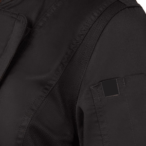 Veste de chef à manches courtes pour femmes, fermeture à boutons, uniforme de restaurant pour femmes, fabrication en usine, vestes de chef personnalisables à faible MOQ - Product Image 6