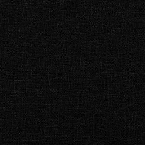 Fauteuil en mousse avec repose-pieds en polyester noir et contreplaqué métallique, meuble élégant pour salon - Product Image 6