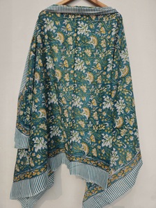 Paréo en coton imprimé au bloc, style bohème, pour la plage, cadeau pour elle ou lui, anniversaire - Product Image 5