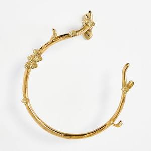 Porte-serviettes rond en or de haute qualité, support mural en laiton pour salle de bain, idéal pour hôtels et résidences - Product Image 3