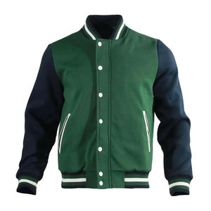 Veste universitaire en laine de haute qualité pour hommes, hiver, avec manches en cuir, fabriquée au Pakistan - Product Image 3