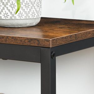 Panca Portascarpe Industriale a 3 Ripiani, 29,5 Pollici, con Ripiani in Rete, Scarpiera a 3 Livelli per Ingresso - Product Image 5