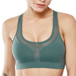 Sujetador deportivo elástico reversible de alta calidad con tiras, transpirable, para mujer, en venta. - Product Image 1