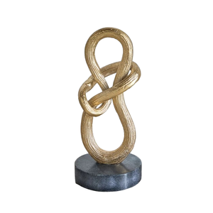 Metal Haorse Sculpture Abstract Artistic Figurine Modern <b>Table</b> Display Unique Designer Home Accent Room Decor Desktop Sculpture - Product Image 4