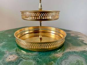 Support à gâteau en métal de qualité supérieure pour la présentation des gâteaux, support de service élégant pour les mariages, les fêtes et les pâtisseries - Product Image 4