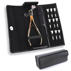 Surgical Grade Stainless Steel Micro <b>Beads</b> Remover Plier Multi-Functional Commercial Use Hair Extension Tool <b>Kit</b> C Type Hair - Product Image 2