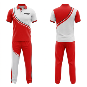 <b>Cricket</b> Team Uniform with Custom Logo Sublimation Design Options | Men Women Youth <b>Cricket</b> Wears Polo Shirt and Trouser - Product Image 4