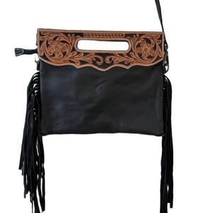 Bandolera clásica de cuero rosa, bandolera duradera para hombre, hecha en la India - Product Image 2