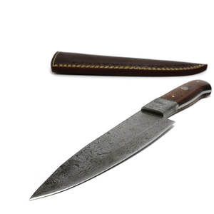 Couteau de chasse personnalisé, lame en acier inoxydable, écologique, durable, multi-usages, compatible lave-vaisselle, manche en bois fait main, modèle basique - Product Image 3