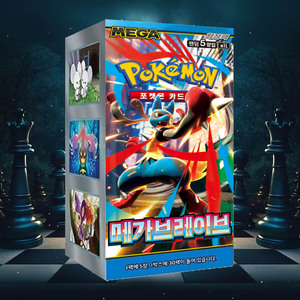 Boîte de boosters Pokémon Mega Brave Collector Edition, jeu de cartes à collectionner d'anime coréen, cartes de héros Pokémon, collection exclusive - Product Image 1