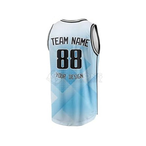 Custom Wholesale Design Heat-Transfer Reversible Breathable Quick Dry Basketball Shirt Men Adult Jersey - Product Image 6