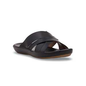 Pantoufles de sport formelles noires PU0063 - Product Image 2