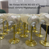 Copa de Vino de Concha Marina a Precio Económico, Copa de Lujo con Madreperla, Hecha a Mano, Accesorios Decorativos para Bar, Copa para Fiestas de Cumpleaños y Bodas