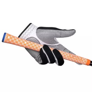 Gants de golf en cuir Cabretta véritable, fabriqués sur mesure, respirants, pour droitiers et gauchers, avec logo en caoutchouc pour le sport - Product Image 5