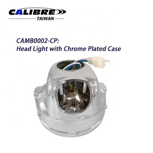 Faro Delantero Redondo para Motocicleta de 6 Pulgadas con Cubierta, Marca TAIWAN CALIBRE - Product Image 4