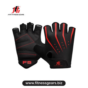 <b>Half</b> Finger Gym Gloves Neoprene Adjustable Wrist Strap Breathable Non <b>Slip</b> Unisex Weight Lifting Fitness - Product Image 3