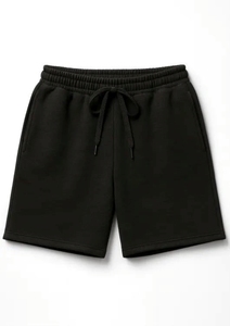 Shorts décontractés pour hommes 100% coton, tissu de 220 grammes, haute qualité, shorts personnalisés pour hommes, couleur unie, confortables - Product Image 6