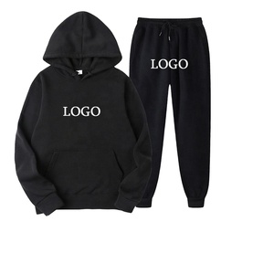 Conjuntos Deportivos de Invierno con Capucha para Hombre, 100% Algodón, con Letras de Múltiples Colores, Logotipo Personalizado, Impresión Digital, Diseño Privado, Tallas Grandes - Product Image 2