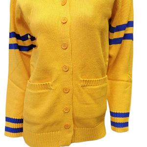 Cardigans et pulls en tricot personnalisés de haute qualité avec logos brodés Sigma Gamma Rho pour sororités, fraternités et universités, unisexes - Product Image 5