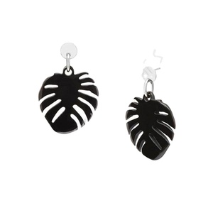 Pendientes de resina únicos color-Block para mujer - Product Image 1