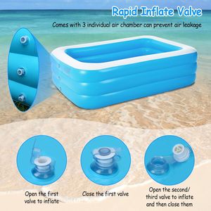 Centro Giochi Gonfiabile per Famiglie, Piscina Portatile per Bambini, Piscina Gonfiabile per Divertimento all'Aperto - Product Image 6