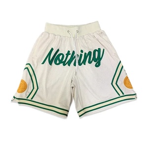 Pantalones cortos elásticos de poliéster súper cómodos, ropa de calle alta, pantalones cortos casuales con estampado de sublimación, cintura elástica, 2 pantalones cortos con bolsillo y cremallera - Product Image 5