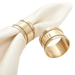 Minimalist Aluminum Napkin Rings For Contemporary <b>Table</b> Styling Wedding Decoration And Elegant Dining Experiences - Product Image 1