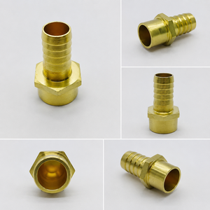 Adaptateur de raccord de tuyau femelle en laiton, hexagonal, filetage NPT, résistant aux produits chimiques, OEM, poli, pour plomberie basse pression - Product Image 1