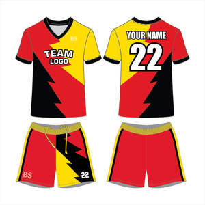 Maillot de football personnalisé sublimé pour équipe, design respirant et à séchage rapide, 100 % polyester, pour adultes et jeunes, entraînement en club - Product Image 1