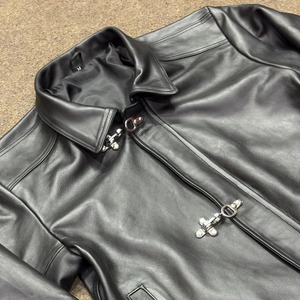 Comfortex International Customizable Street Wear <b>Men</b> <b>Leather</b> <b>Jacket</b> Streetwear New Fashion Comfortable Genuine <b>Leather</b> <b>Jacket</b> - Product Image 6