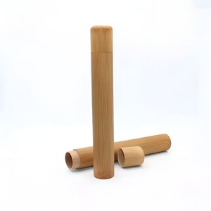 CO amigable-estuche de viaje para cepillo de dientes, contenedor de tubo de bambú, precio de fábrica - Product Image 3