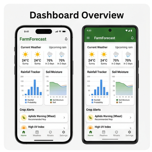 แอปพลิเคชัน RoyalCraft Weather Farming Crop Forecast Smart Agriculture สำหรับ iOS/Android/Mac - Product Image 1