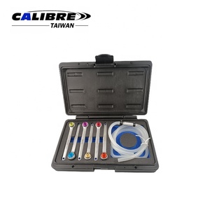 TAIWAN CALIBRE 7-12mm <b>12</b> <b>Point</b> <b>Socket</b> Brake Bleeder Wrench Set with Oil Drain Hose & Check Valve, bleeder valve wrench - Product Image 5