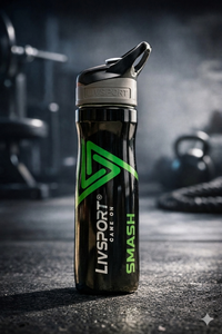 ขวดน้ำพกพา 500 มล. พร้อมฝาปิดแบบกัดง่าย วัสดุ PP เกรดพรีเมียม รุ่น LivSPORT ดีไซน์โค้งเพื่อการดื่มง่าย - Product Image 6