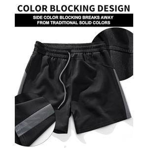 Pantalones cortos deportivos para hombre, transpirables, con logotipo personalizado, estampados digitales, 100% poliéster elástico, al por mayor, nueva tendencia. - Product Image 4