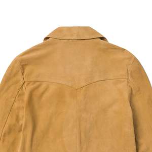 Real Soft Genuine Leather <b>Suede</b> Breathable Windproof Zipper Closure Ladies Western Winter <b>Jacket</b> Fringes Odm Oem Available - Product Image 2