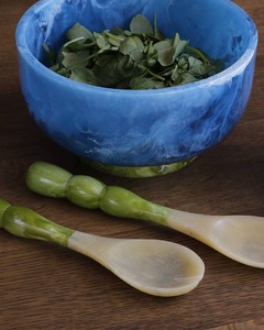 Bol en résine vintage personnalisé pour dessus de table de cuisine salade sur mesure servant et mélangeant la vaisselle accessoires de cuisine - Product Image 3