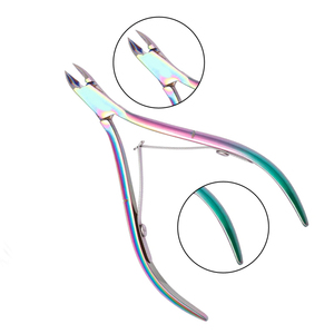 Wholesale Rate Pattern Nail Nipper Mirror Polish With Double Spring Lap Joint Toenail Nipper 9mm Cutting <b>Edge</b> Beauty <b>Cutter</b> - Product Image 6