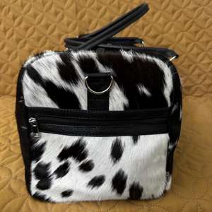 Sac de voyage en cuir véritable léger avec fermeture éclair, multifonctionnel, unisexe, vintage, grande capacité 36-55L - Product Image 2