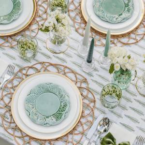 Eco-friendly Bohemian Style Non-Toxic Handwoven Rattan Placemat for Dining Decoration <b>Charger</b> <b>Plate</b> Tableware Customized Made - Product Image 6