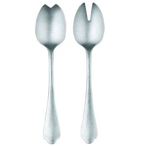 Elegante juego de cuchara y tenedor para ensalada de metal resistente para bodas, fiestas, hoteles, buffets y presentaciones de alta gastronomía. - Product Image 2
