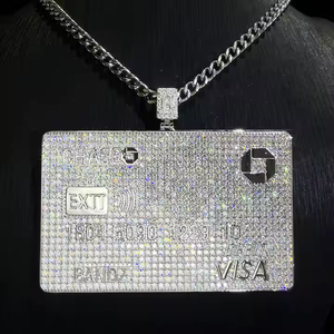 Colgante único de estilo hip hop popular, colgante con diseño religioso del tamaño de una tarjeta de crédito para eventos - Product Image 4