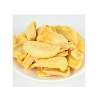 Knapperige gevriesdroogde jackfruit van rijpe vruchten, gezonde kant-en-klare snack voor retail en groothandel