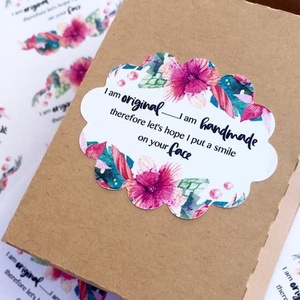 Etiquetas Adhesivas Decorativas con Borde Festoneado, Impresión de Etiquetas Adhesivas Personalizadas con Corte Festoneado - Product Image 2