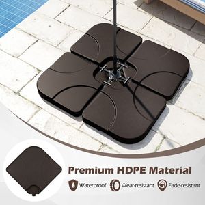 Base de sombrilla de patio de 20 pulgadas con plato para rellenar con agua o arena para tu espacio exterior - Product Image 6