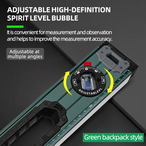 ไม้บรรทัดระดับอะลูมิเนียมอัลลอยแบบมัลติฟังก์ชันวัดระดับแม่เหล็กที่แม่นยำพร้อมคุณสมบัติการตกแต่งดีไซน์แบบหล่อ - Product Image 5