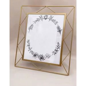 Elegant Interior Accent Metal Glass <b>Picture</b> <b>Frame</b> Stylish Photo Display Home Decor - Product Image 6