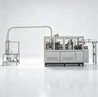 Línea de Producción de Vasos de Papel Desechables, Equipo de Procesamiento Combinado de Formación, Impresión y Empaquetado, Máquina para Fabricar Vasos de Papel